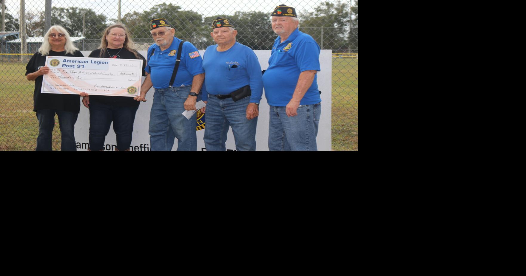 American Legion Post 91 makes donation to Fix Them All Local News