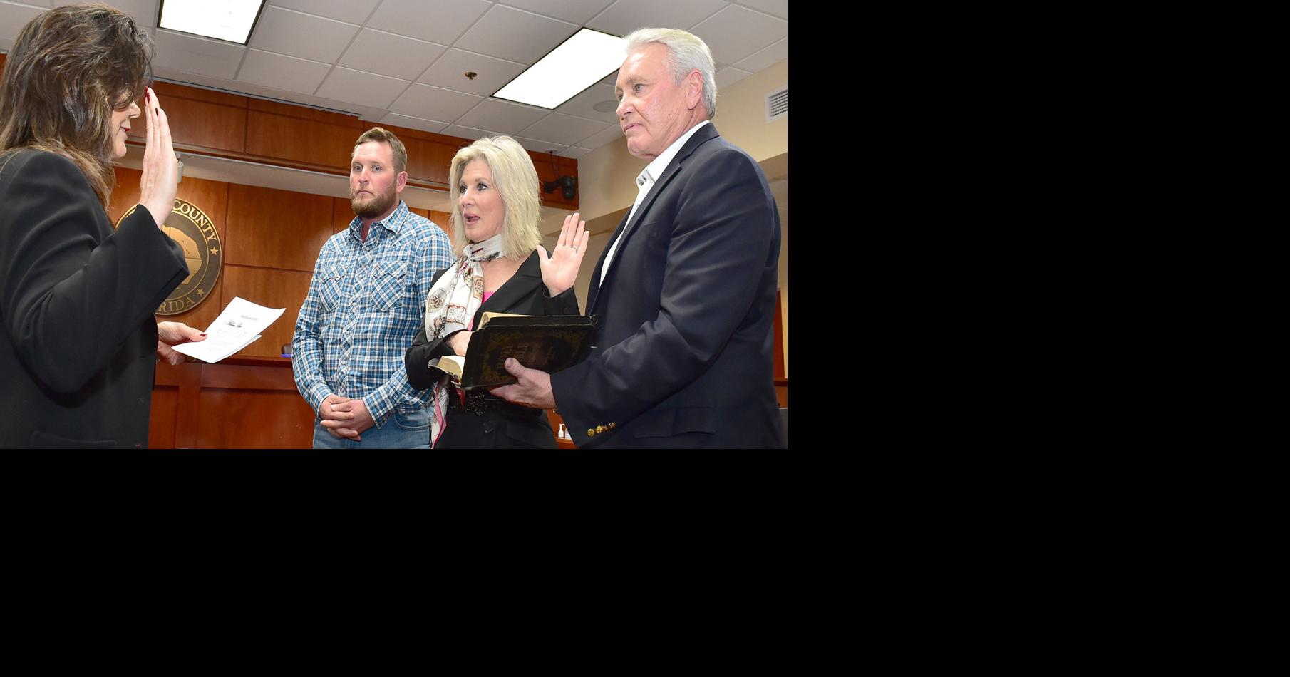 New county commissioners take oath of office | Local News ...
