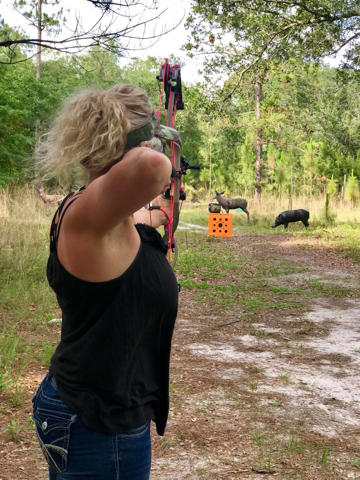 Some off-season archery practice 