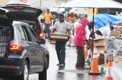 Rainy food give away