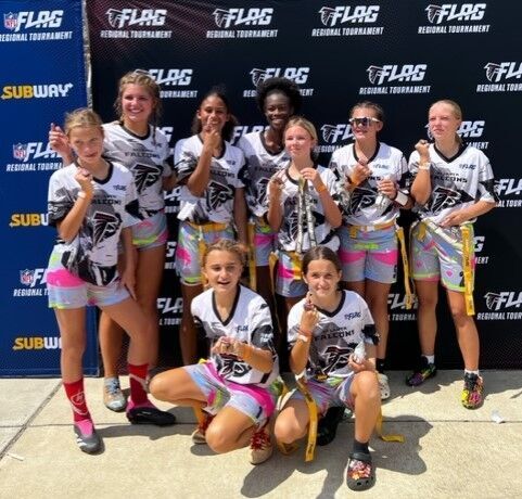 An Arlington girls flag football team won an NFL championship this past  weekend