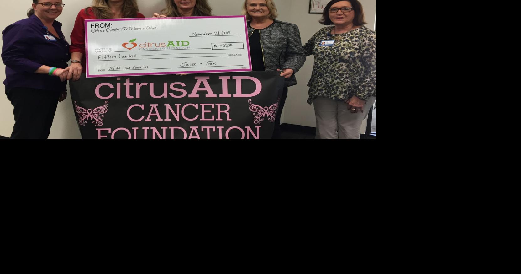Citrus County Tax Collector’s staff participates in fundraiser for