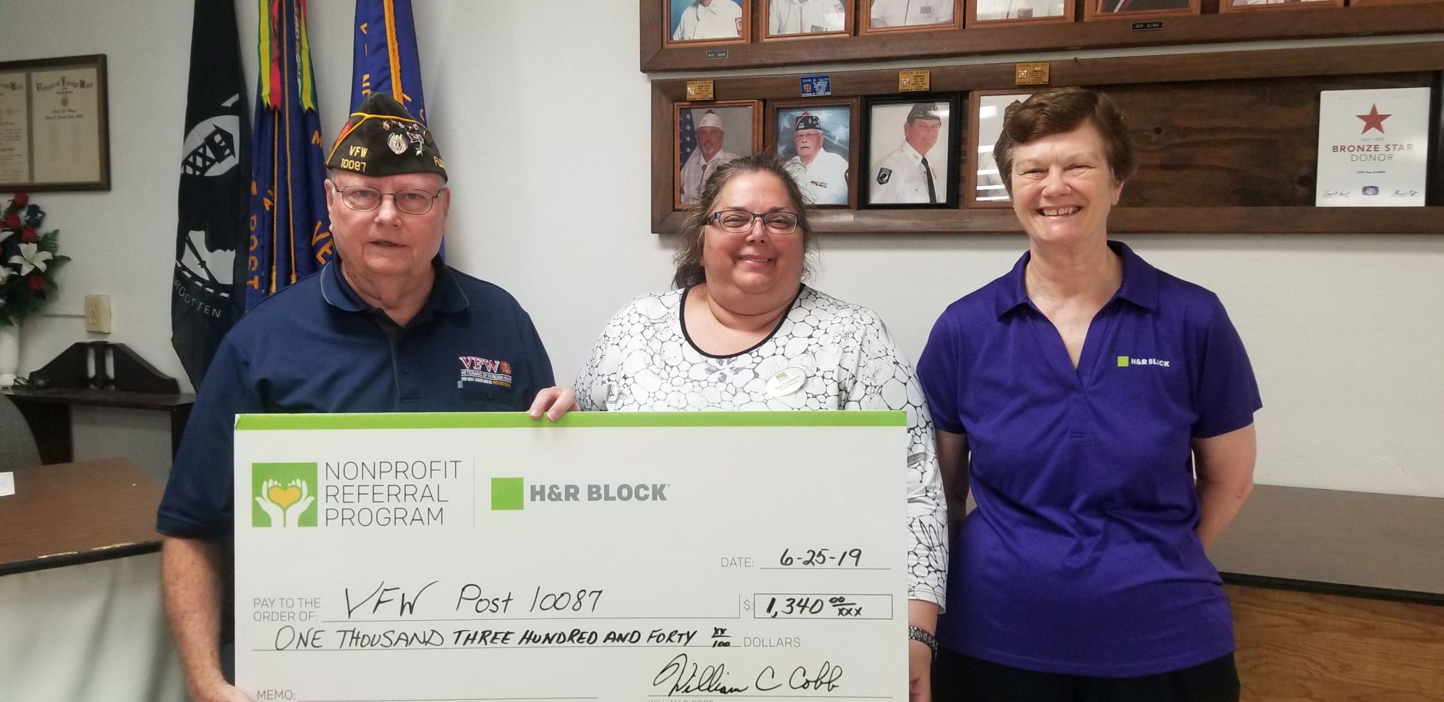 H R Block Of Beverly Hills Donates To VFW Post 10087 Lifestyle H R Block Of Beverly Hills Donates To VFW Post 10087 Lifestyle