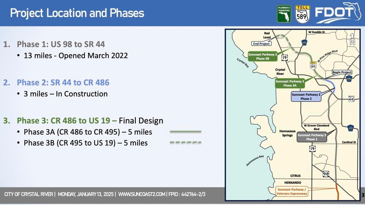 Final two Suncoast Parkway phases to be built simultaneously | Local ...