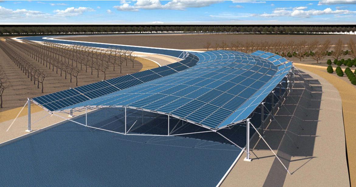 Solar panels on water canals seem like a no-brainer - Vimarsana News