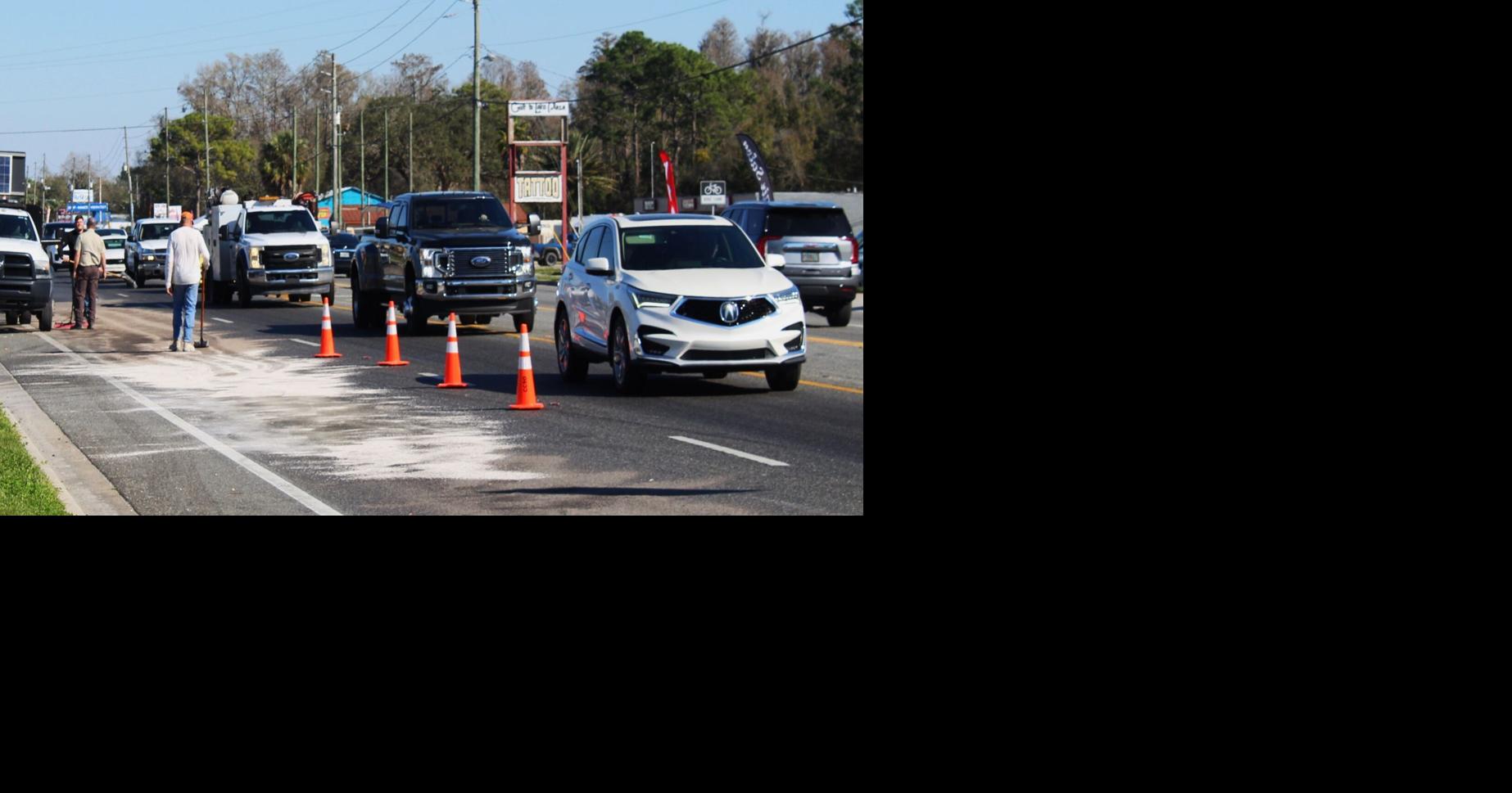 Fluid spill ties up westbound State Road 44 for hours | Local News ...