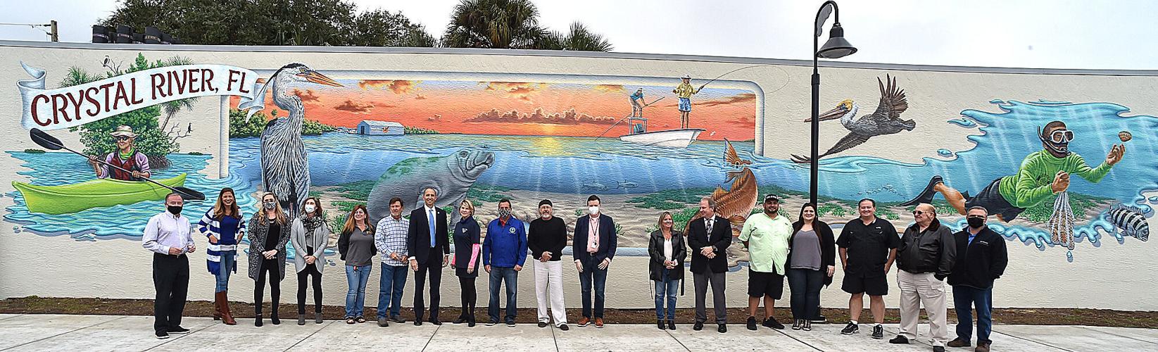 Crystal River Downtown Mural Scenic
