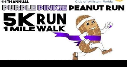 Rotary Club of Williston's 11th Annual Purple Pinkie Peanut Run 5k/1-Mile Walk set for Oct. 7 - Vimarsana News