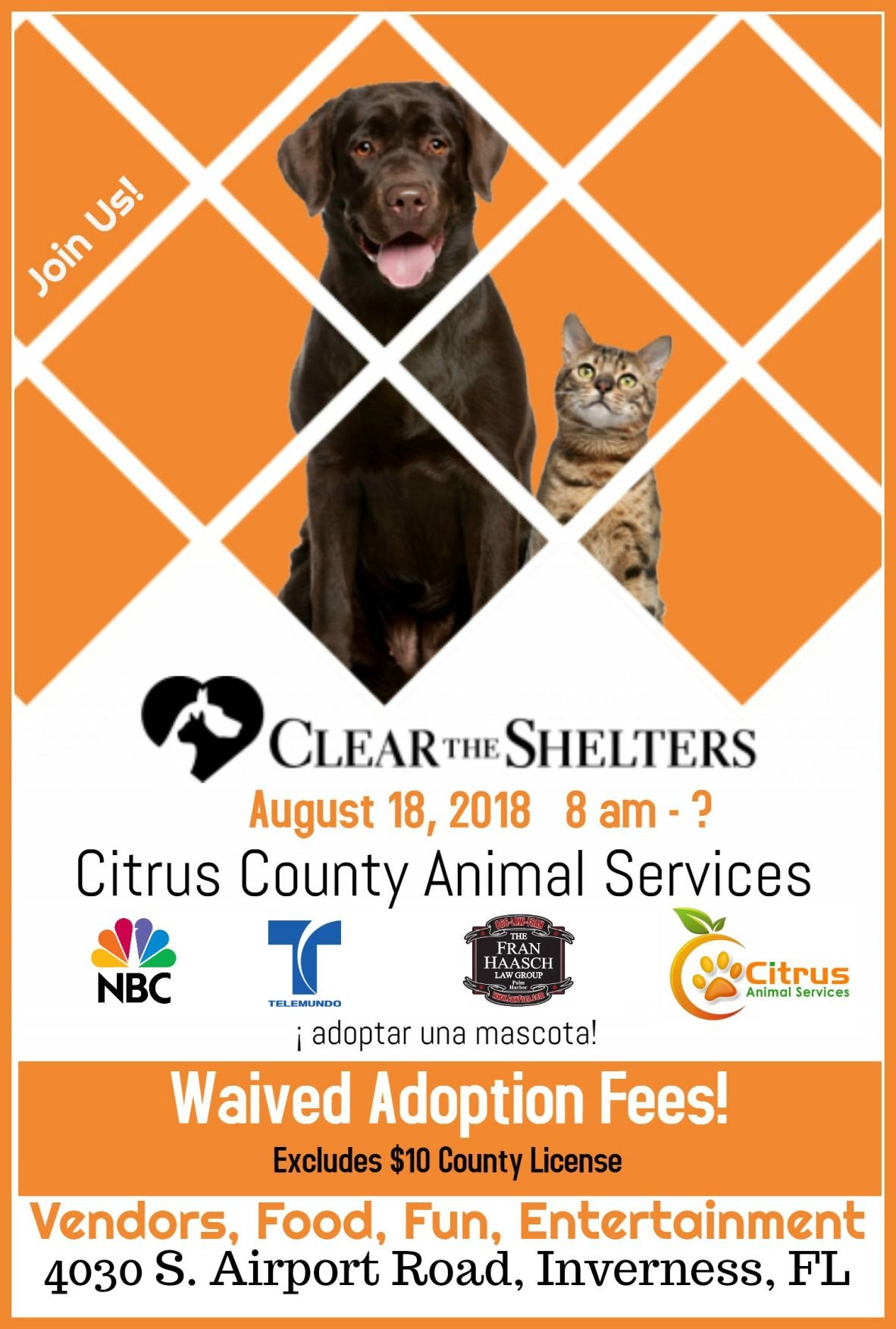 Clear the Shelters event to showcase adoptable animals Local News