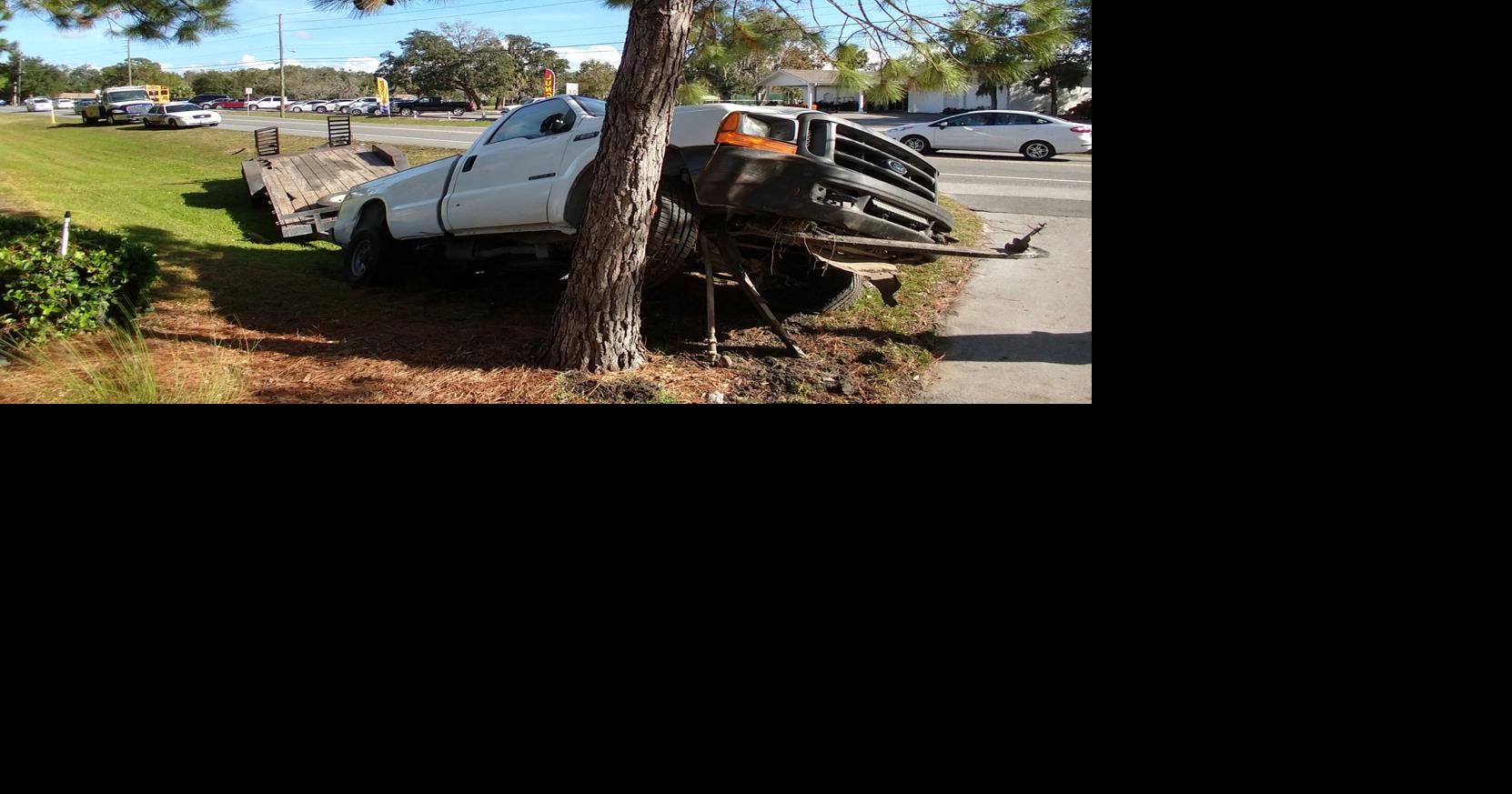 No injuries in truck vs. tree | Local News | chronicleonline.com