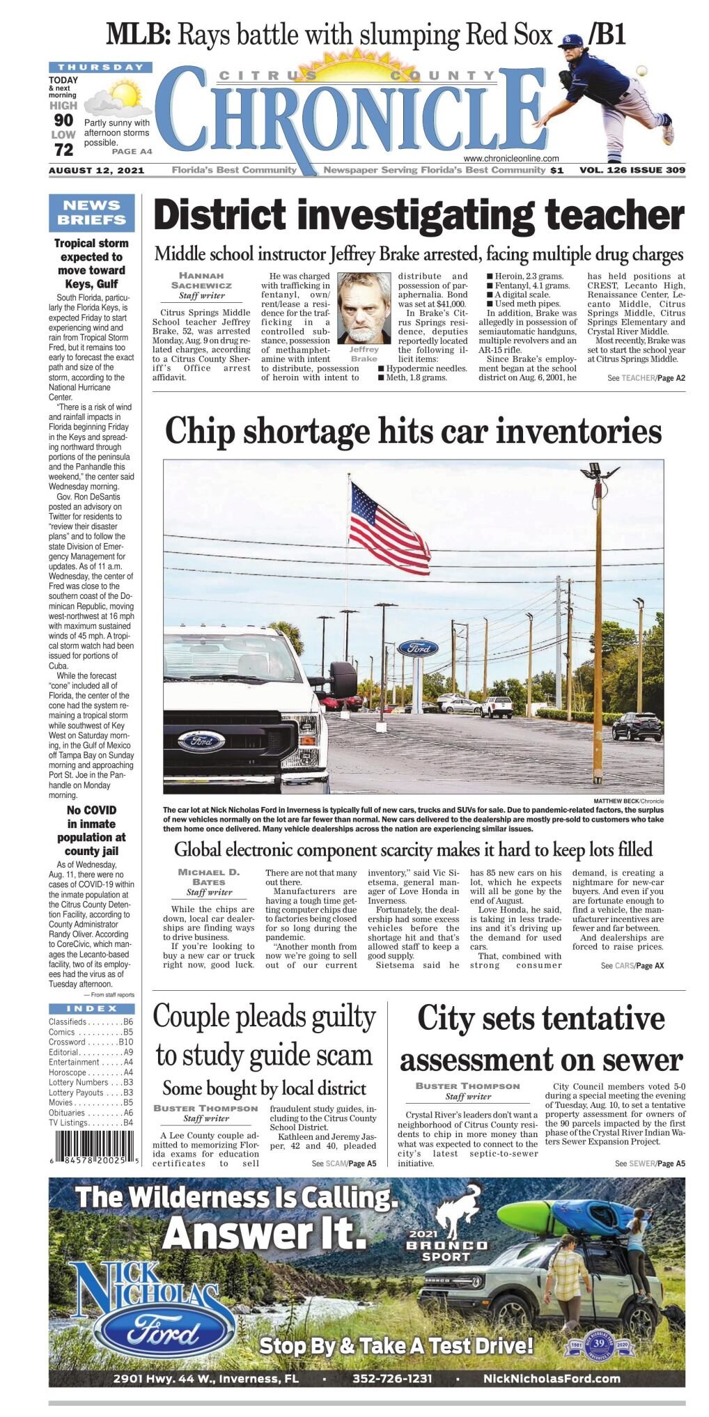 Citrus County Chronicle Aug 12, 2021 E-edition | E-edition ...