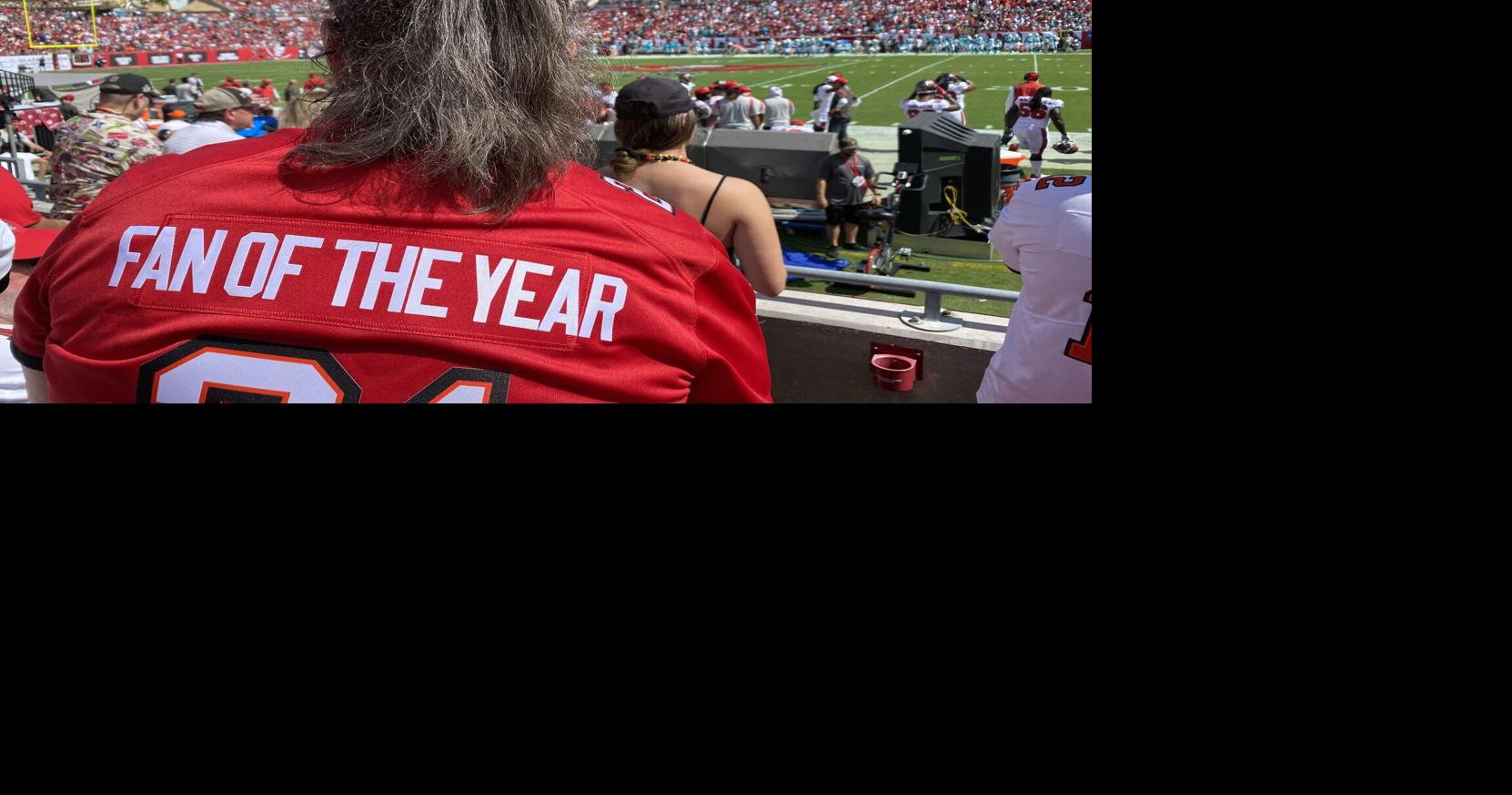 Woman of Red: Local chosen as Bucs Fan of the Year