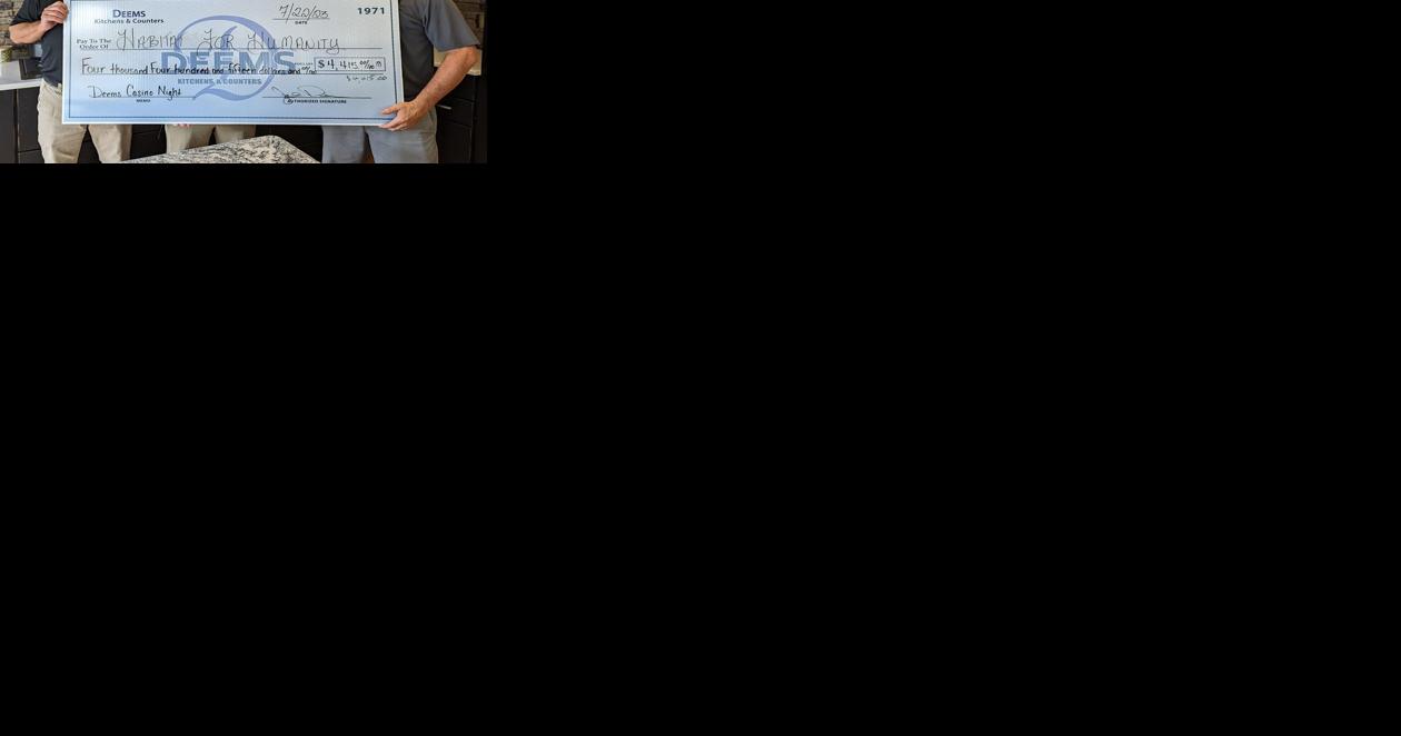Deems raises over $4,000 for Habitat for Humanity of Citrus County - Vimarsana News