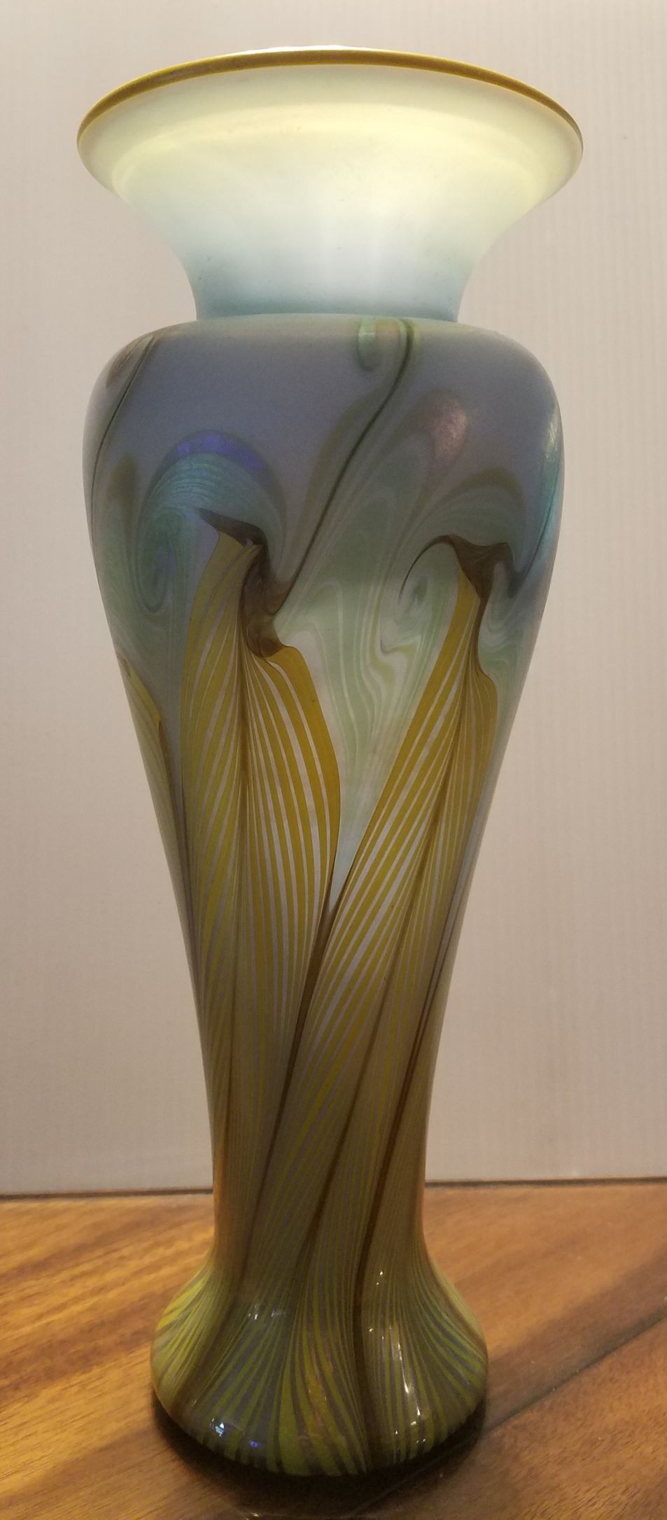 Vase probably isn't an original Tiffany, but a reproduction Real