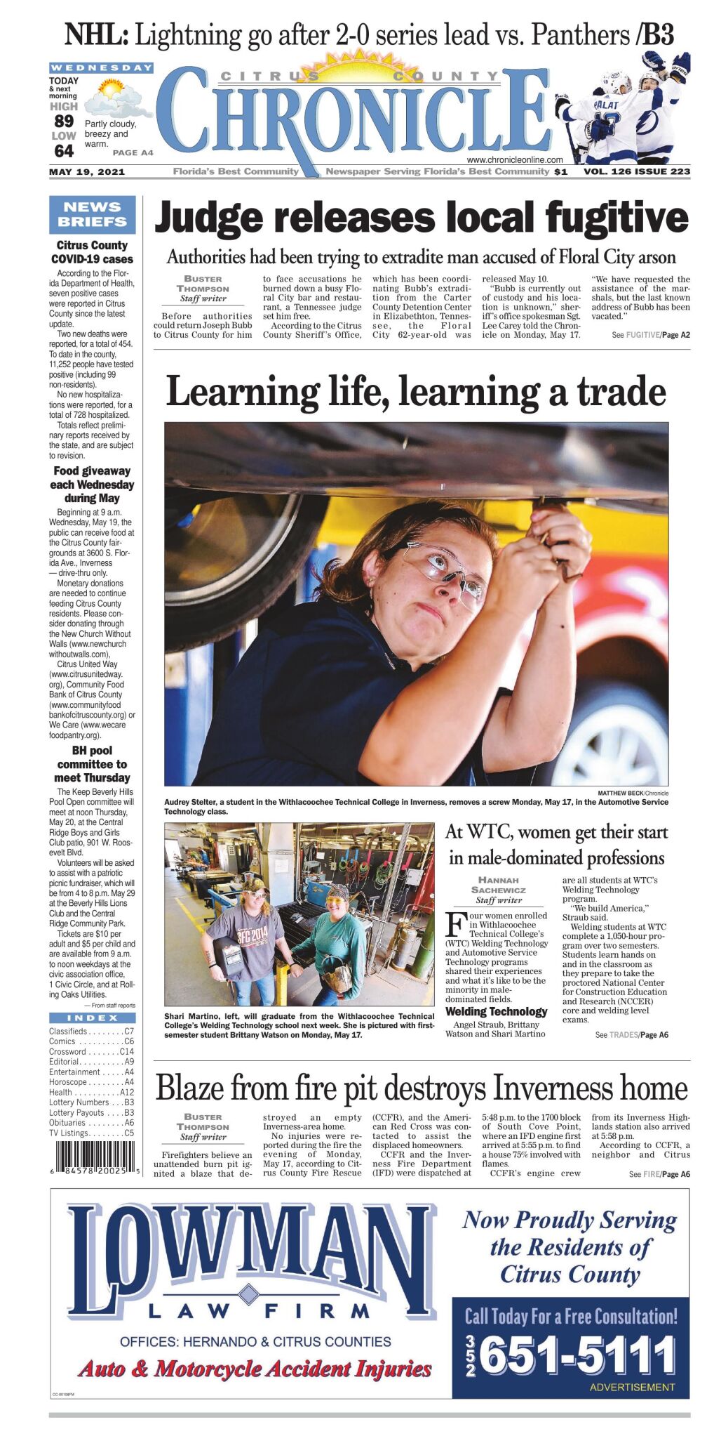 Citrus County Chronicle May 19, 2021 eedition Eedition