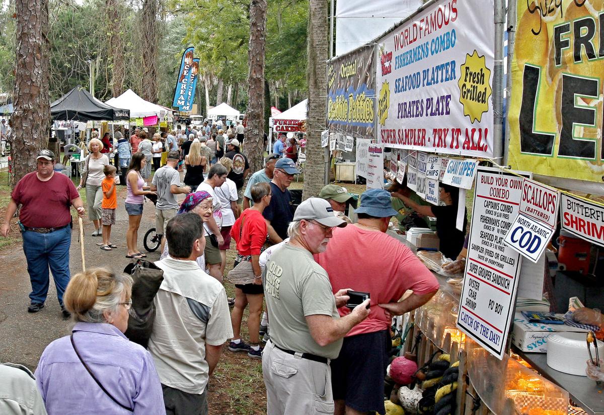 Snack and shop around at 37th annual Yankeetown Art, Craft and Seafood ...