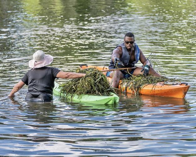 Ted Sims Community pitches in to clean Dunnellon beach | Local News ...