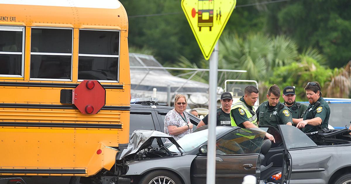 Girl, 8, dies after car hits Citrus High School bus; students uninjured