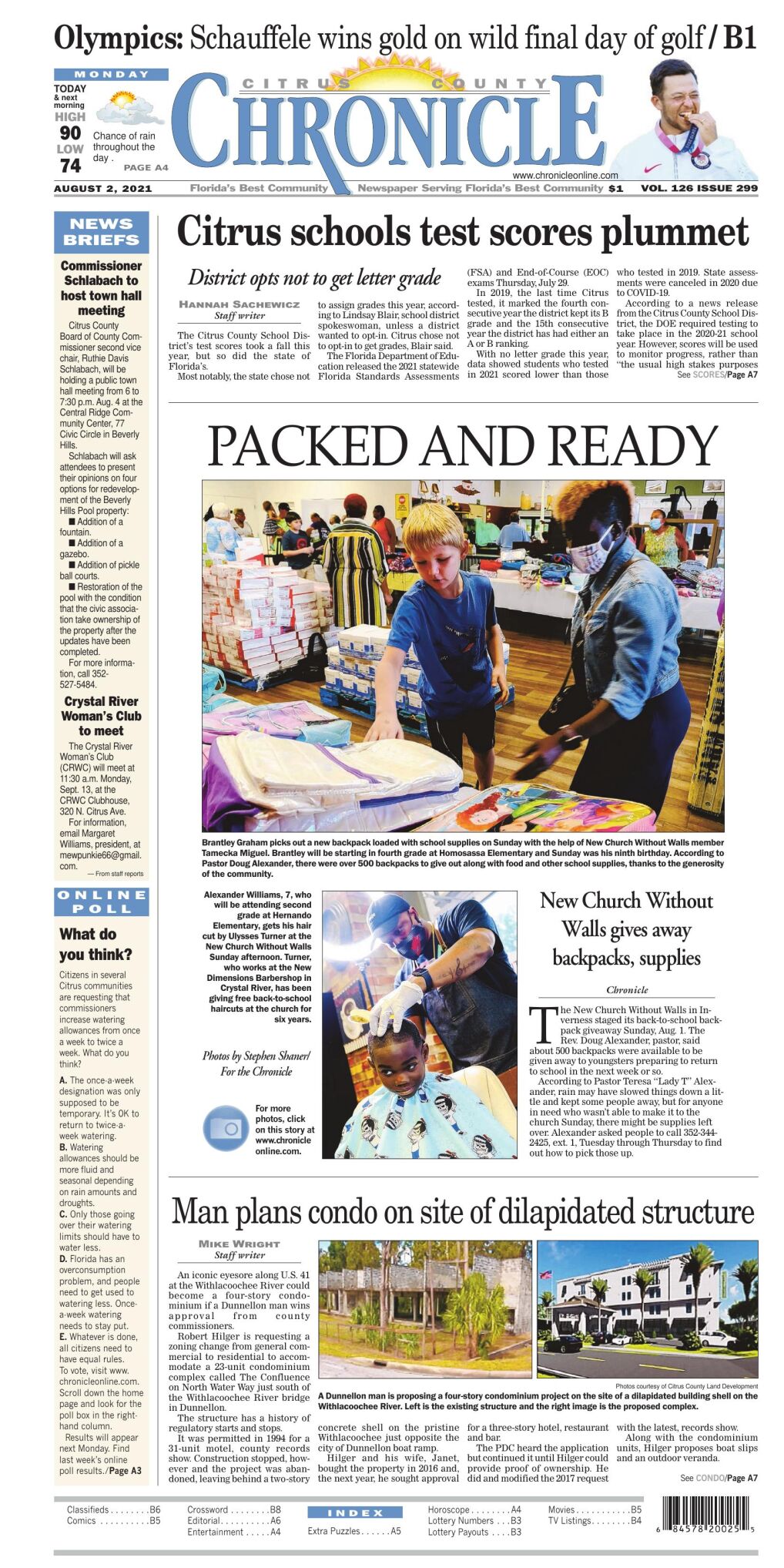 Citrus County Chronicle Aug 2, 2021 E-edition | E-edition ...