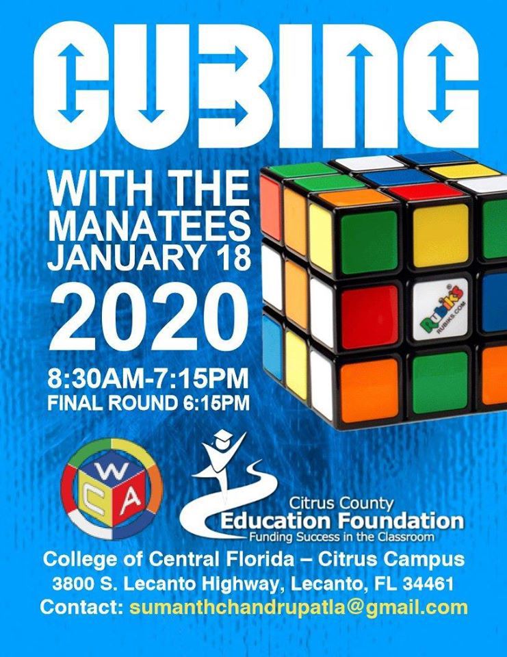 Rubik S Cube Tournament Hosted By Hernando Teen Set For Jan 18