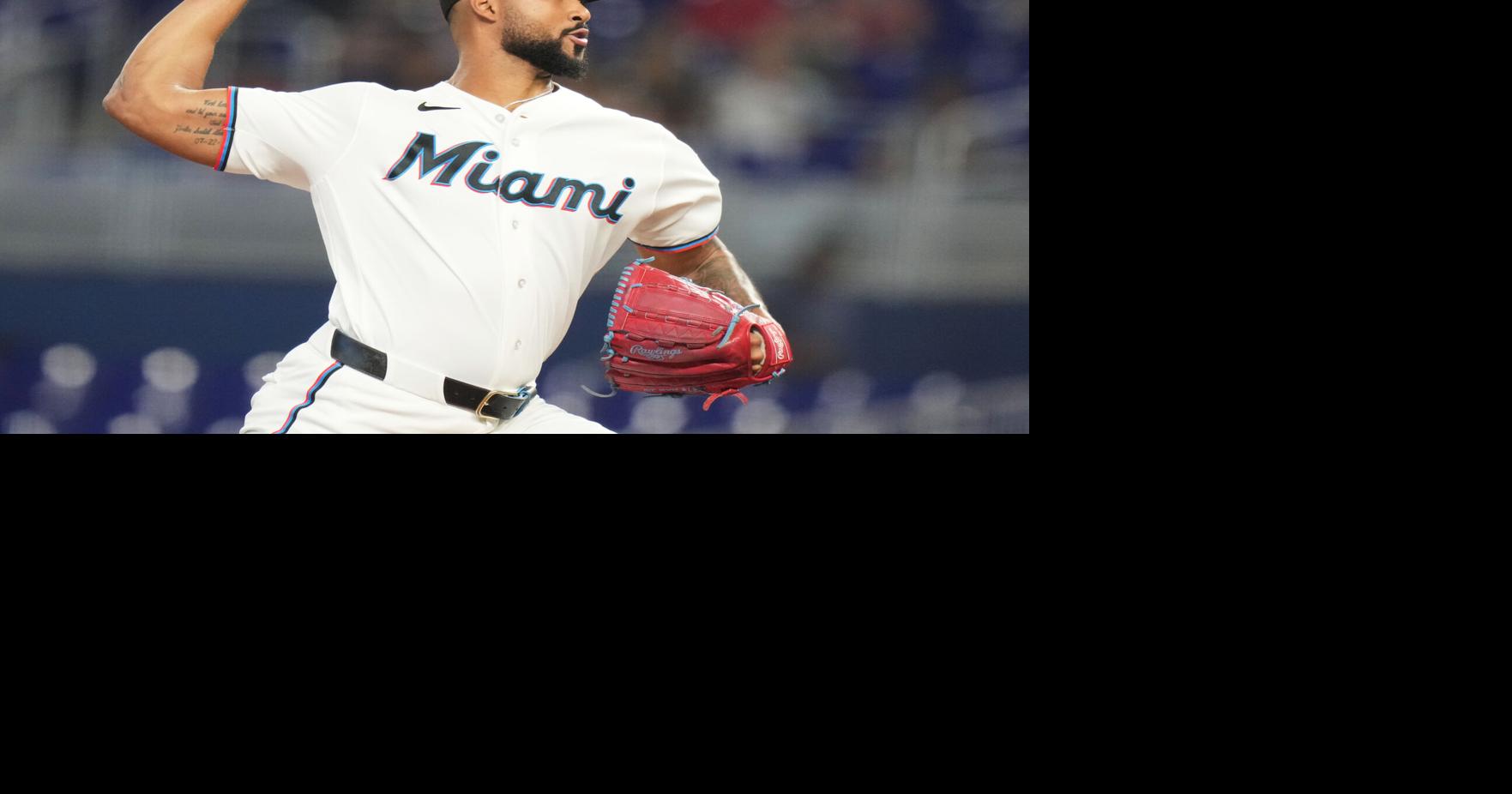 Alcantara works 7 strong innings, Stowers homers to lead Marlins past Phillies 1-0