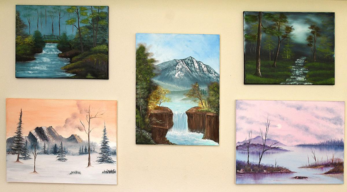 Bob Ross Inspired Artist Creates Her Own World As She Recreates