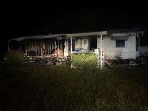 Fire marshal investigating cause of Lecanto mobile home fire