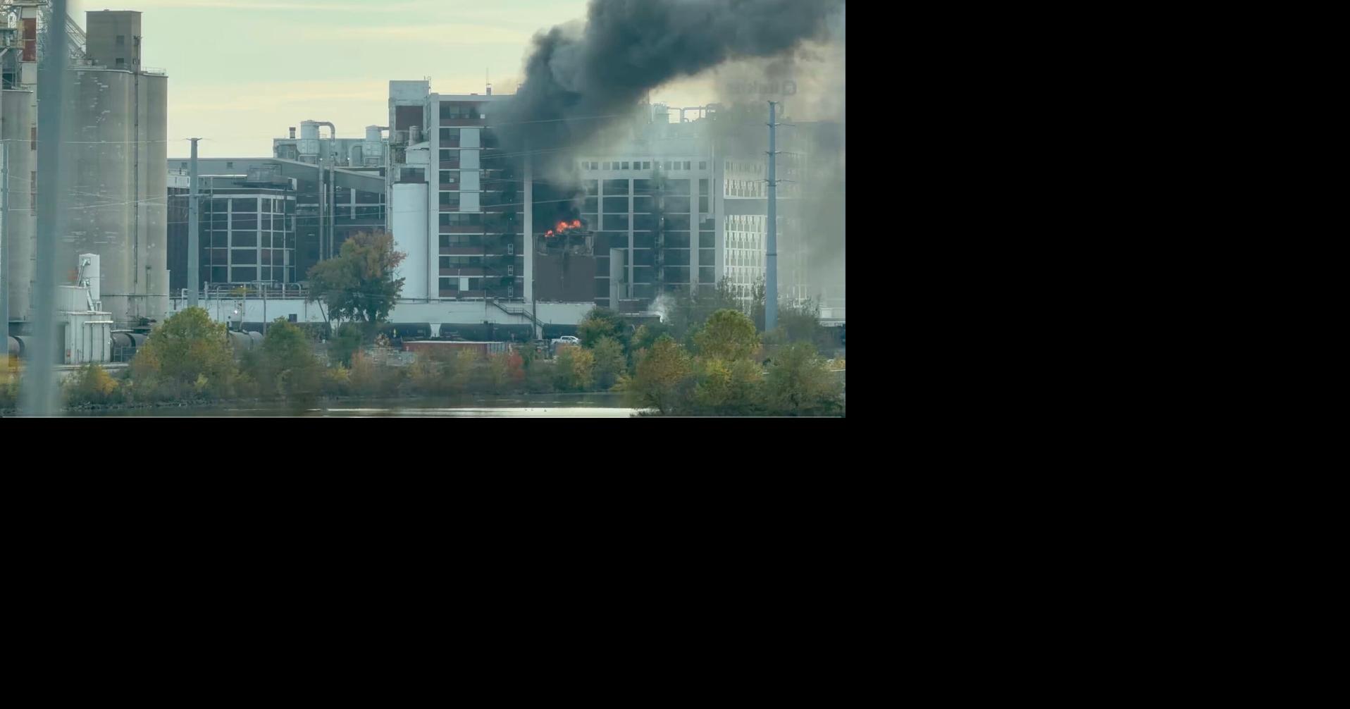 Explosion and fire erupt at Quaker Oats plant in Cedar Rapids, Iowa; no ...