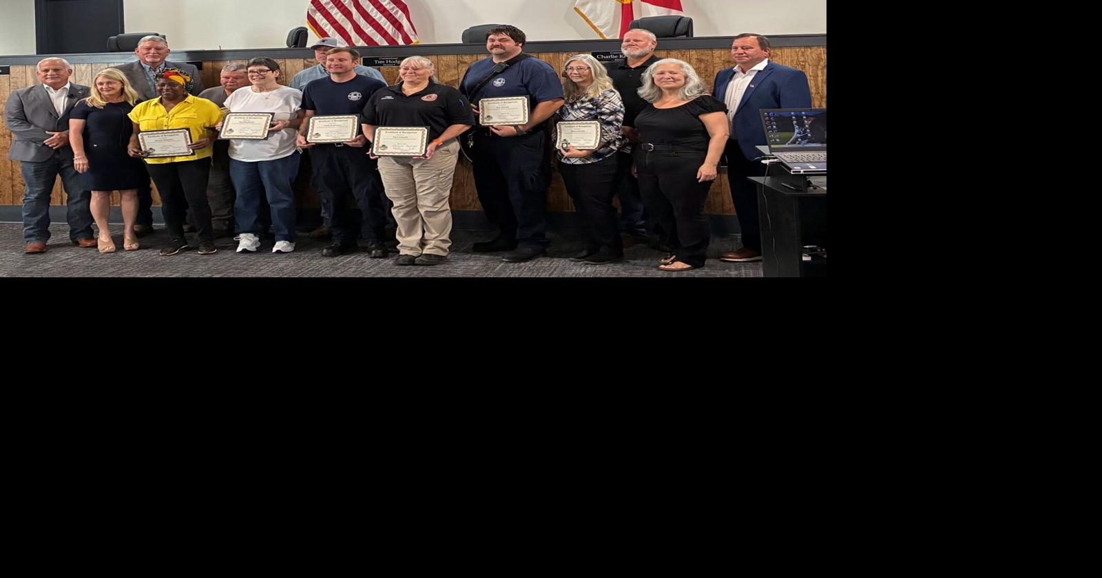 Levy County recognizes employees, retirees for years of service