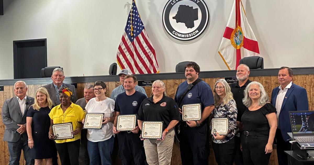 Levy County recognizes employees, retirees for years of service