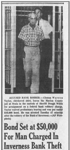 Inverness Robbery The Great Inverness Bank Robbery | Local News | chronicleonline.com