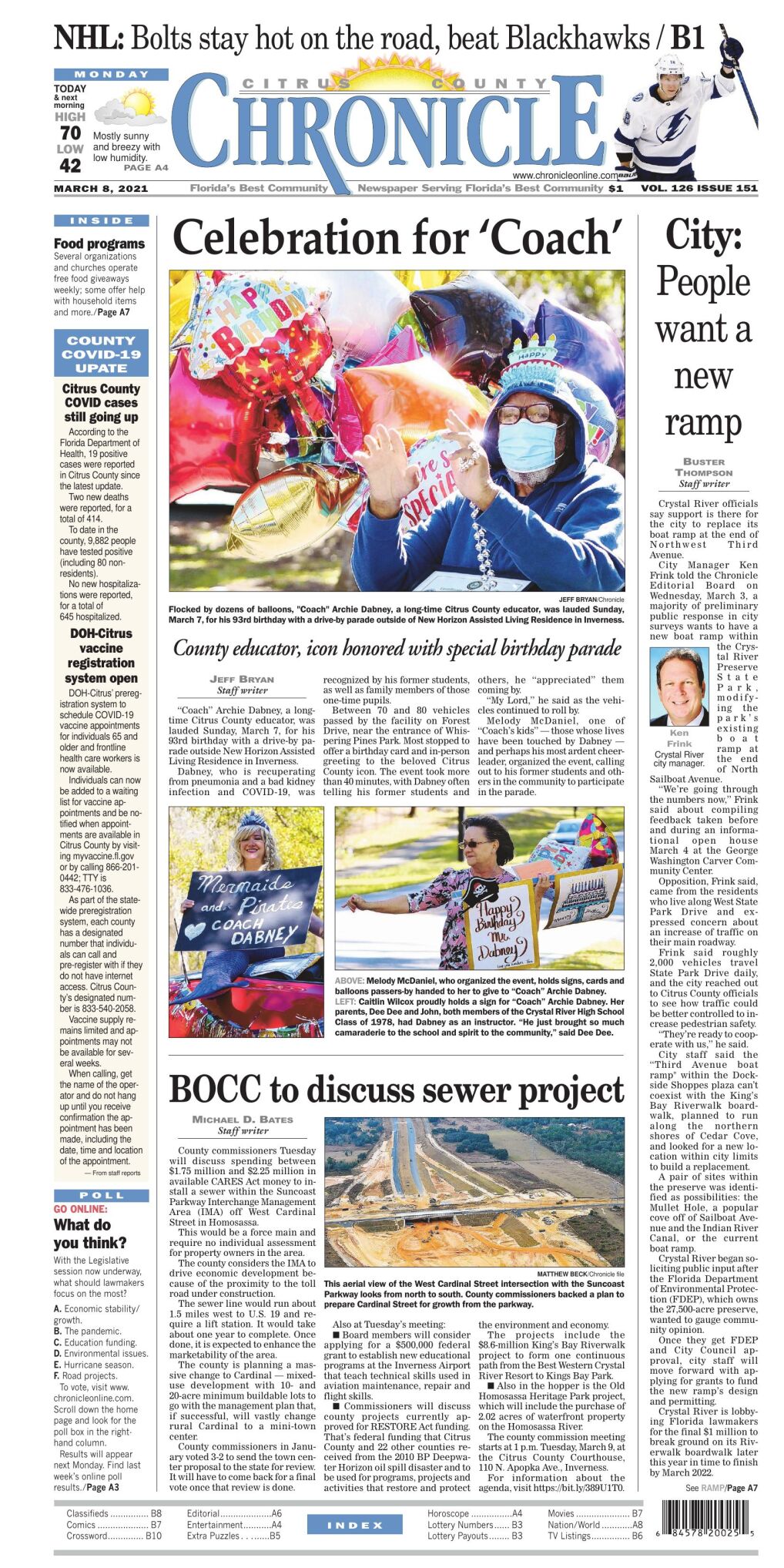 Citrus County Chronicle Mar 8, 2021 e-edition | E-edition ...