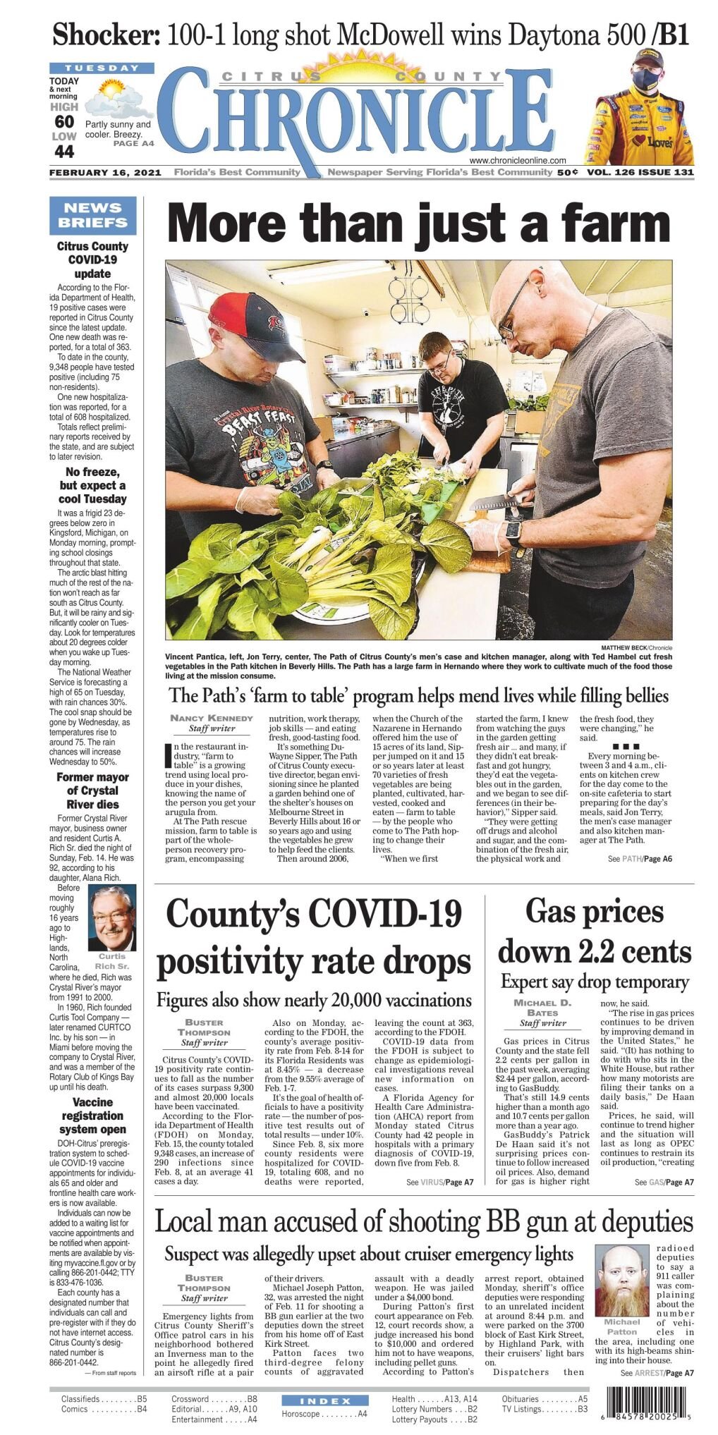 Citrus County Chronicle Feb 16, 2021 e edition E edition