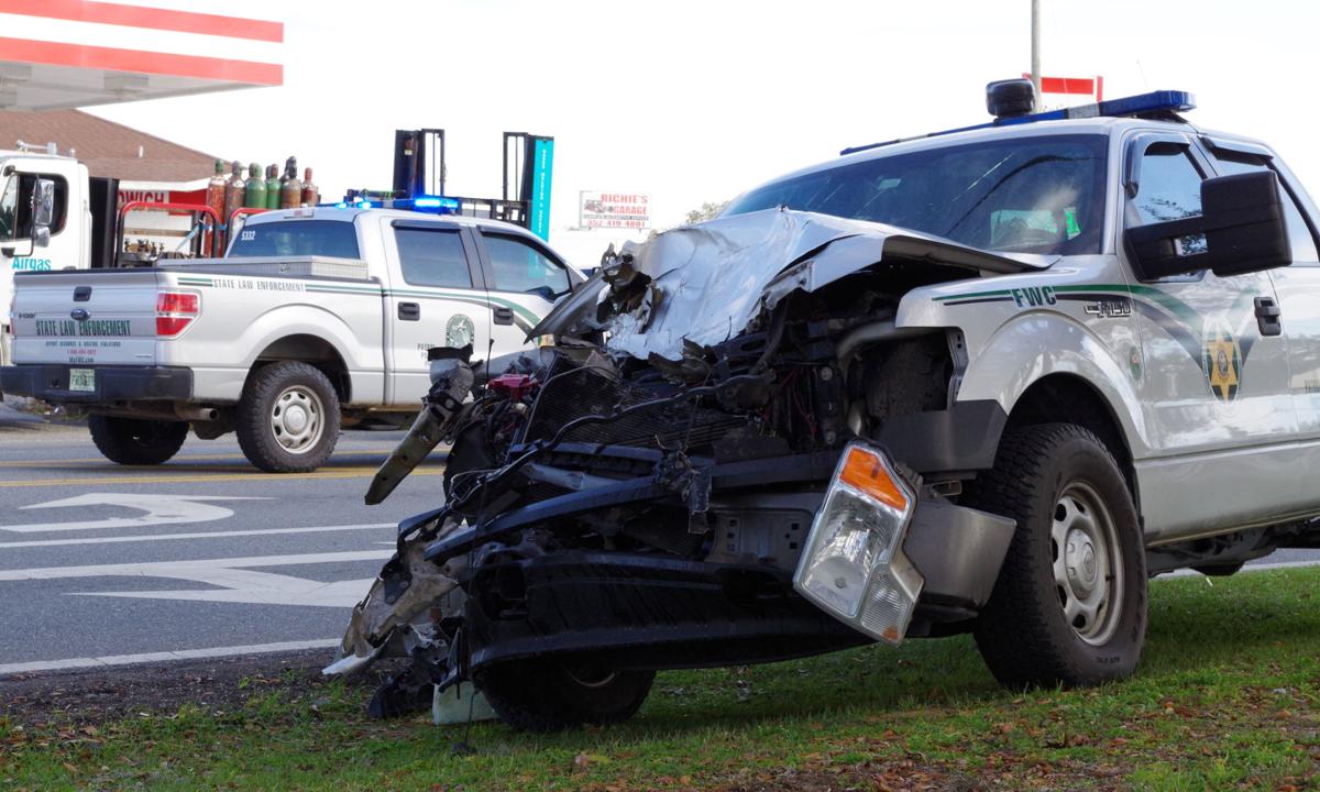 Fwc Officer Hospitalized After Patrol Vehicle Collides With Oxygen