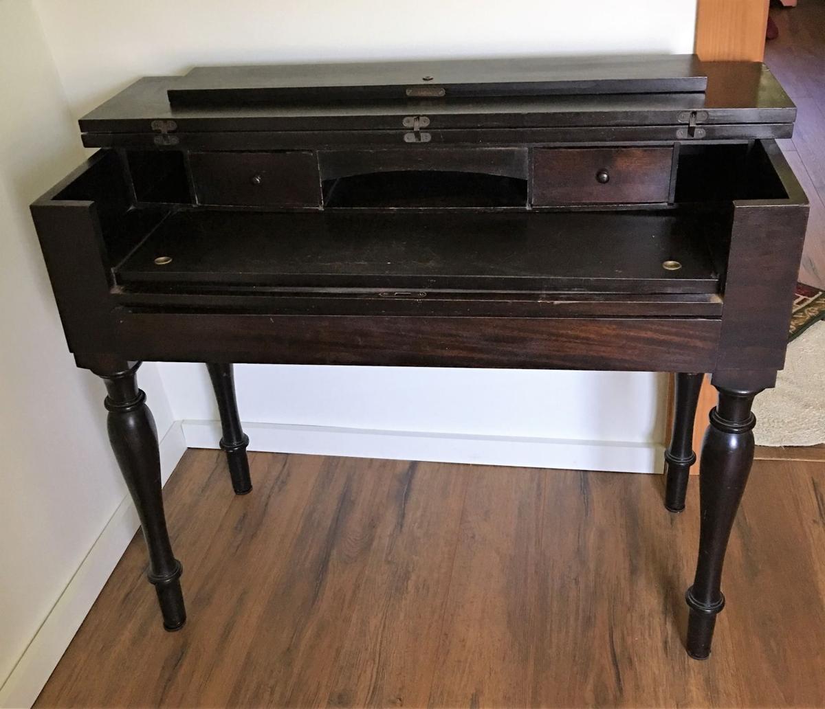 Antique Desk Has Its Roots In An Old Musical Instrument Real
