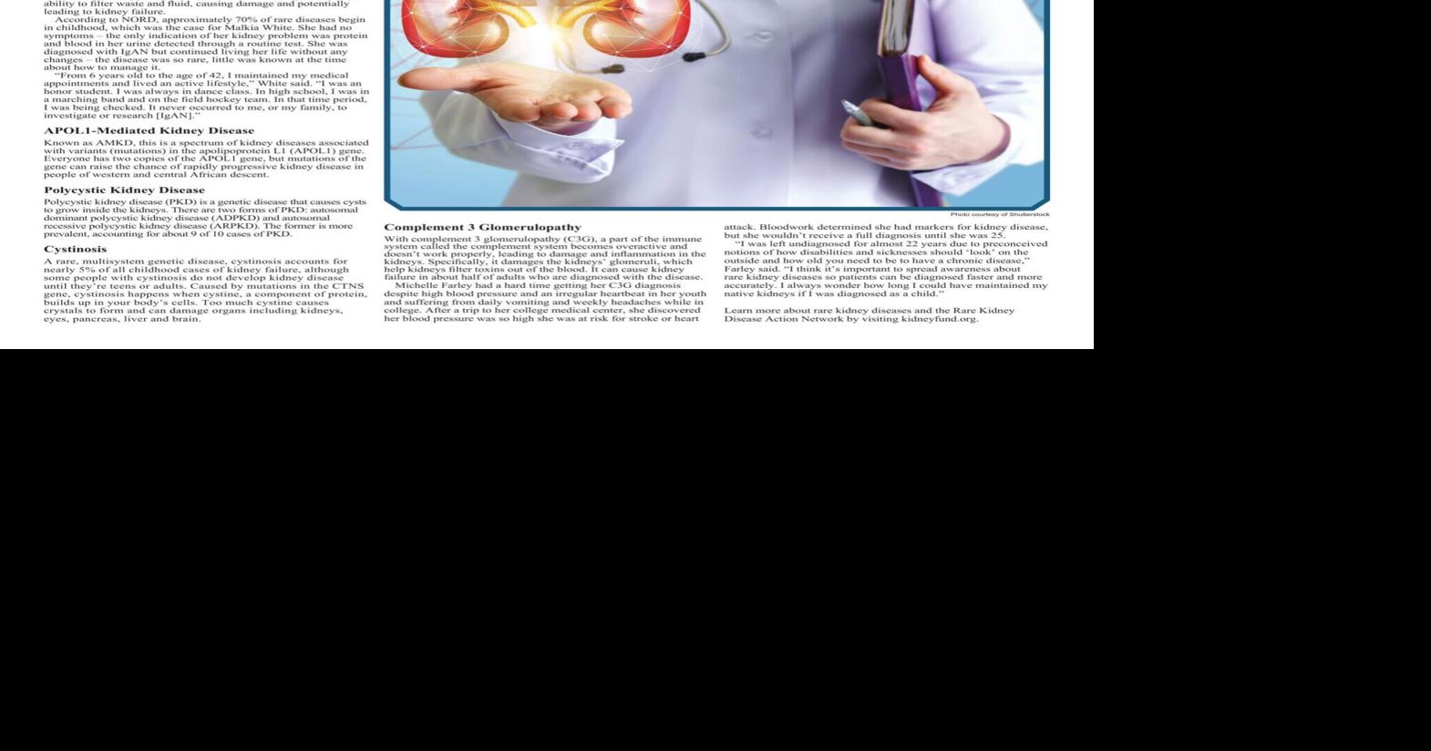 CC Well Being rare kidney diseases | Health | chronicleonline.com