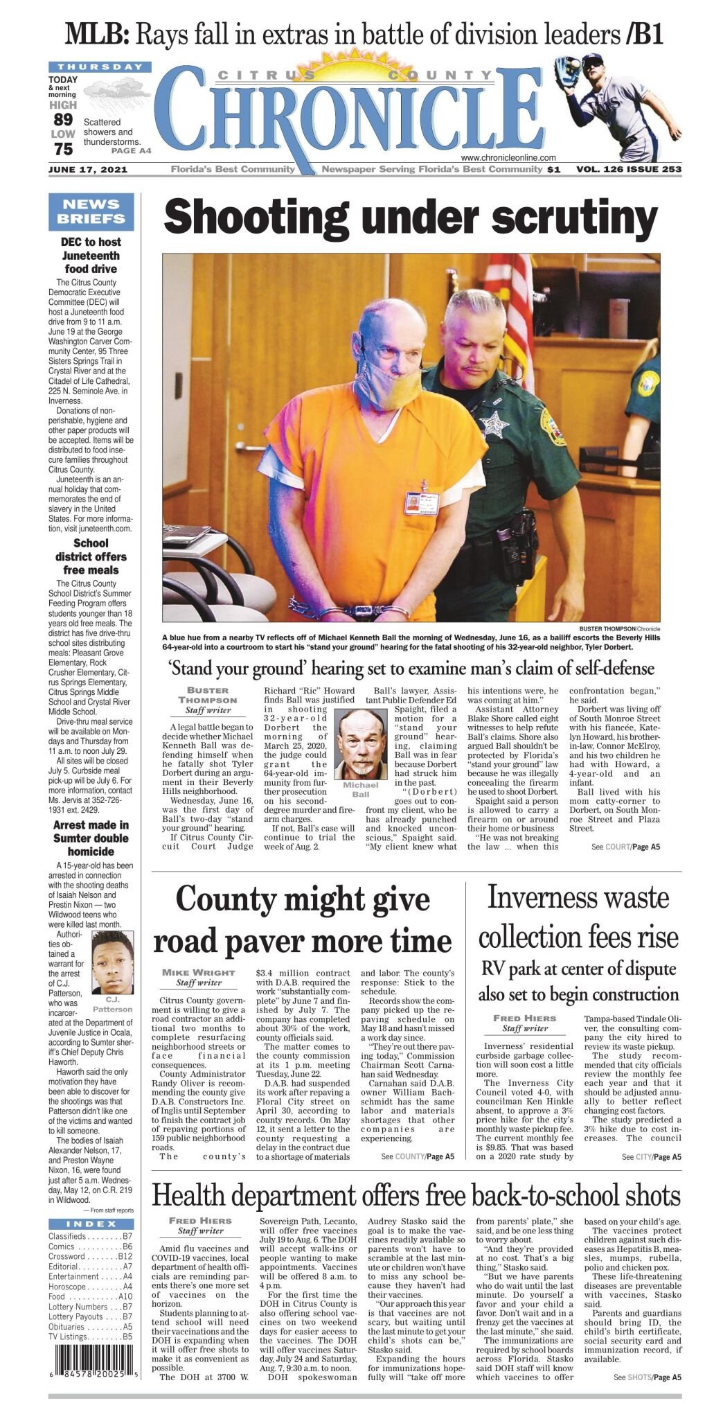 Citrus County Chronicle June 17, 2021 e-edition | E-edition ...