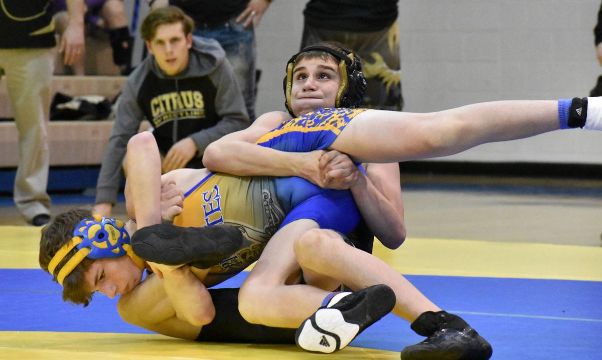 Citrus wrestlers roll past county rival Crystal River Sports