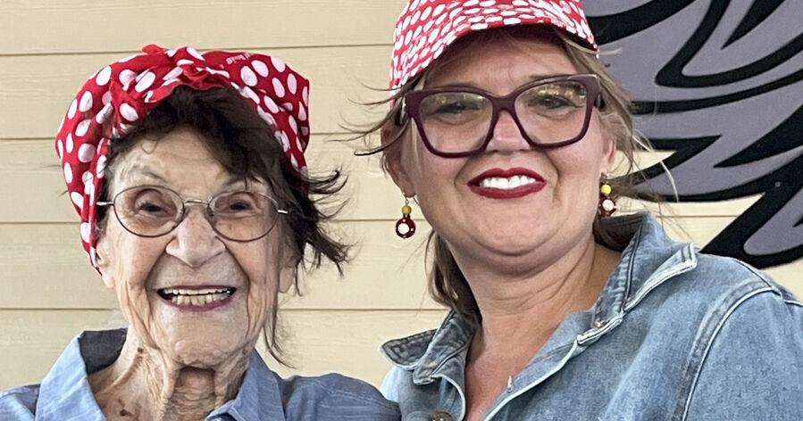 Female motorcyclists honor 'Rosie the Riveter' spirit