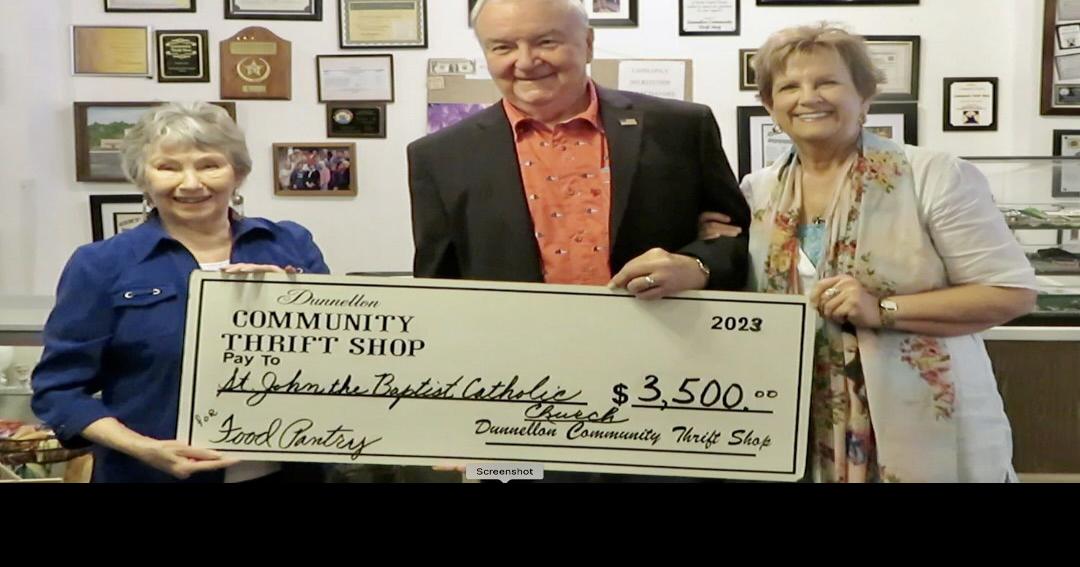 Dunnellon Community Thrift Shop donates to local food pantries Local