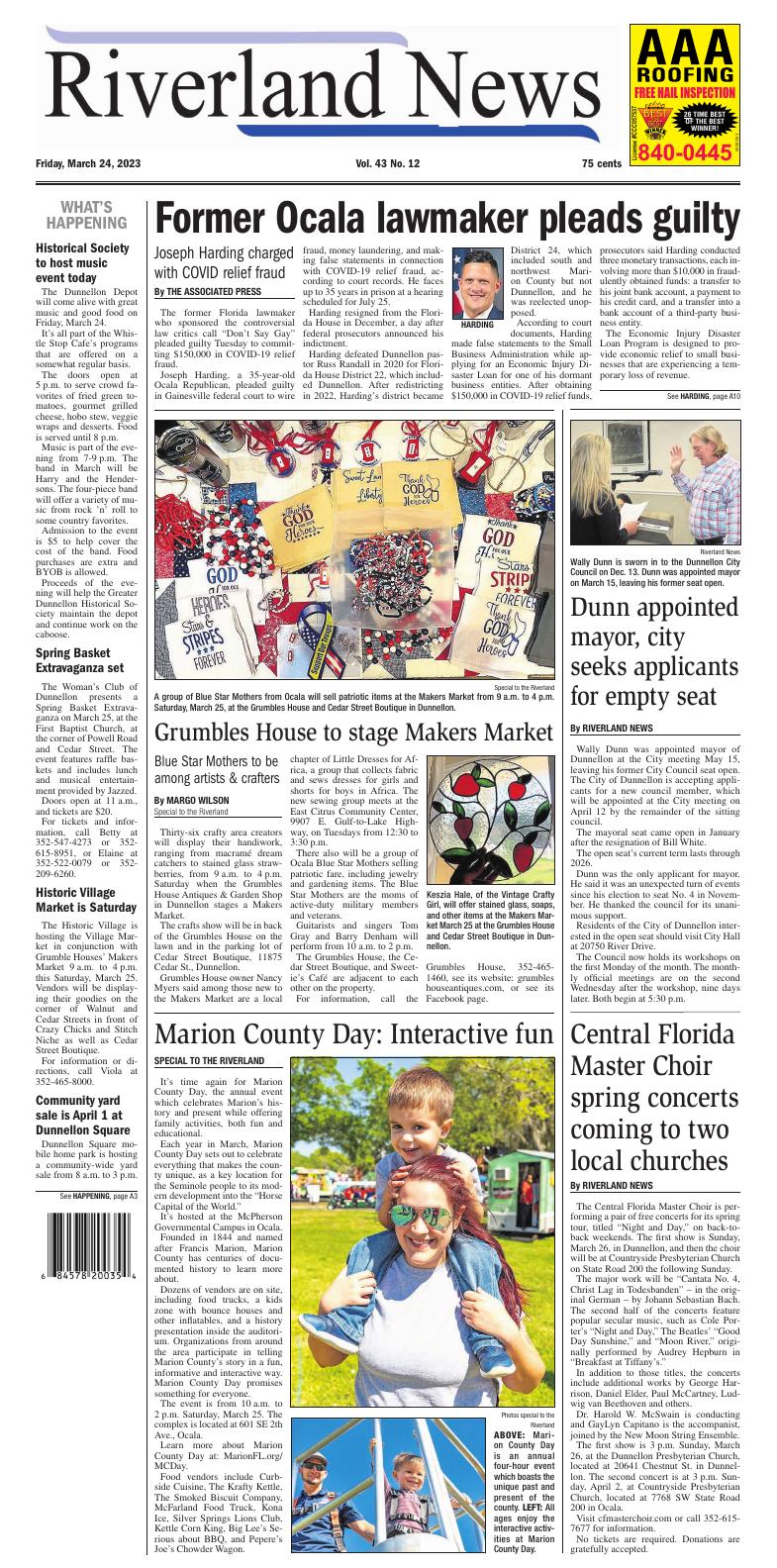 Page A1 | Riverland News | chronicleonline.com