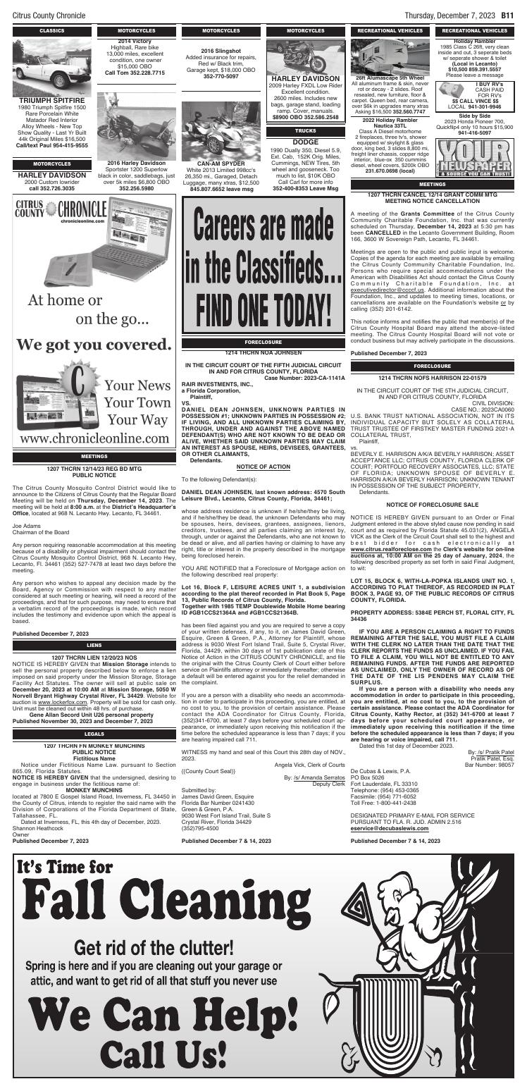 Page B11 | E-Edition | Chronicleonline.com