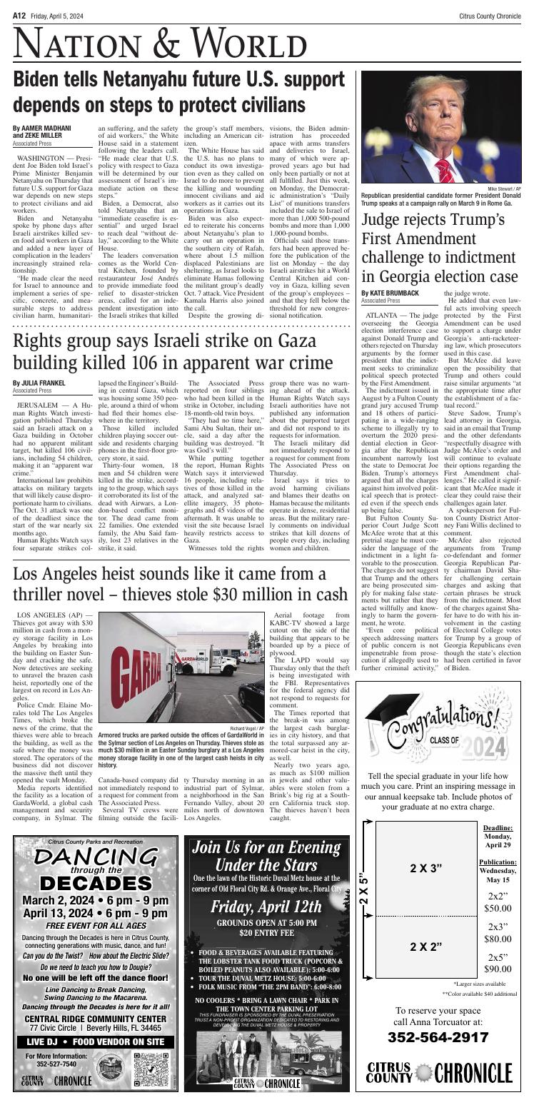 Page A12 | e-Edition | chronicleonline.com