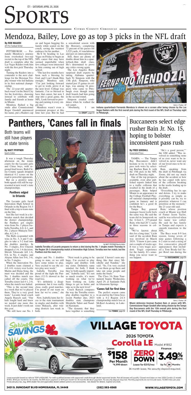 Page E01 | e-Edition | chronicleonline.com