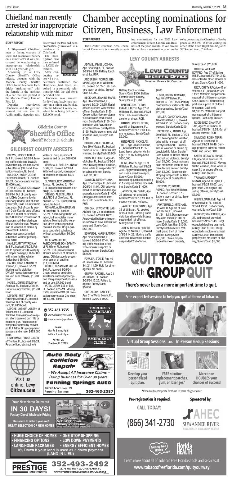 Page A6 | Levy Citizen | Chronicleonline.com