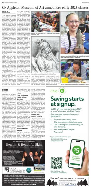 Page A12 | Riverland News | Chronicleonline.com