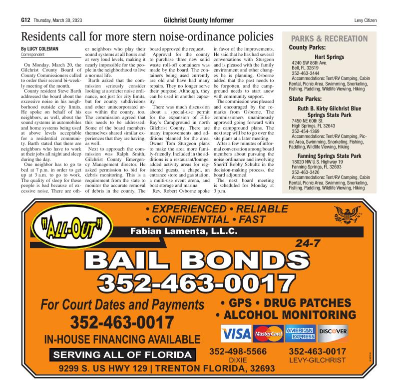 Page G11 | Levy Citizen | chronicleonline.com