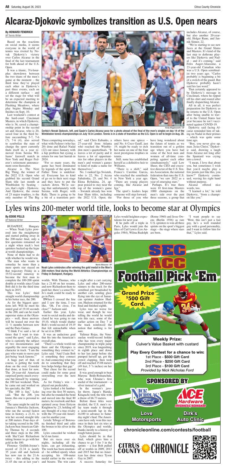 Page A8 | E-Edition | Chronicleonline.com