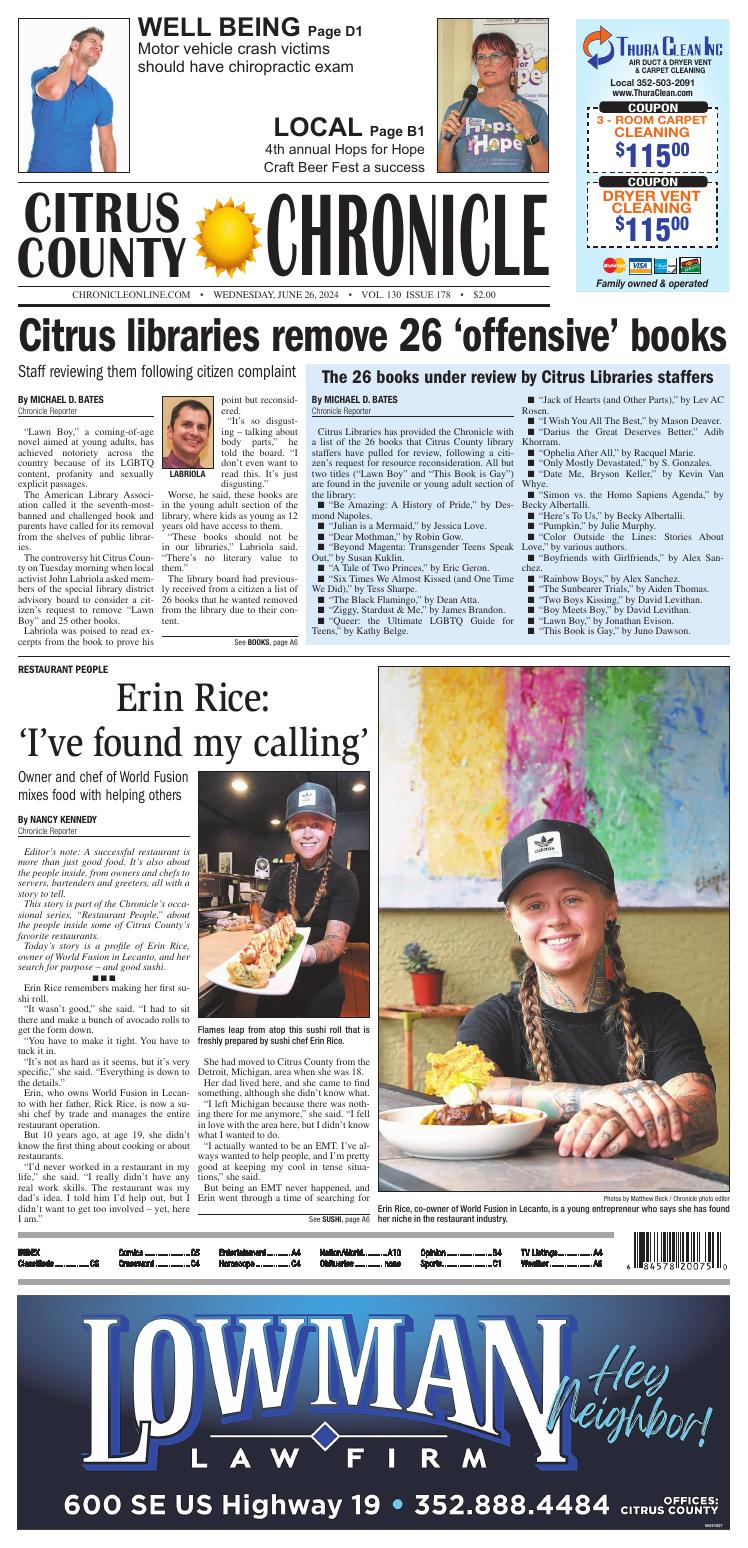 Page A1 | E-Edition | Chronicleonline.com