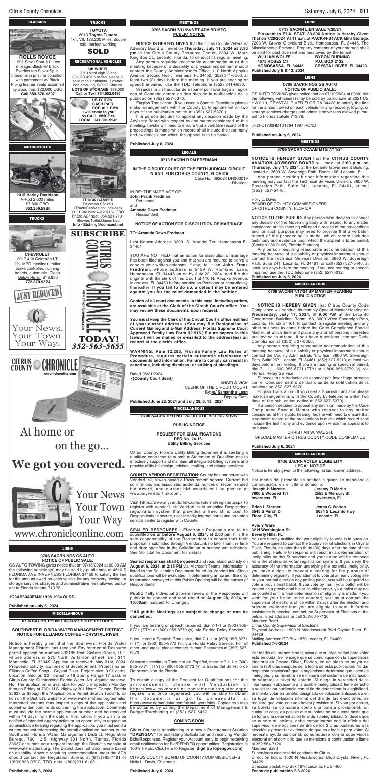 Page D11 | e-Edition | chronicleonline.com